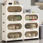 Multi-functiona with Drawers Flexible Plastic Rack - Image 3